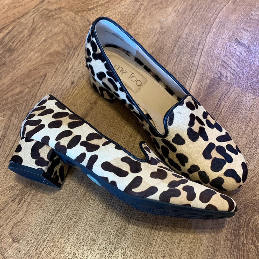🔴 SOLD 🔴 Gwen Tan Leopard Haircalf Me Too Laofer